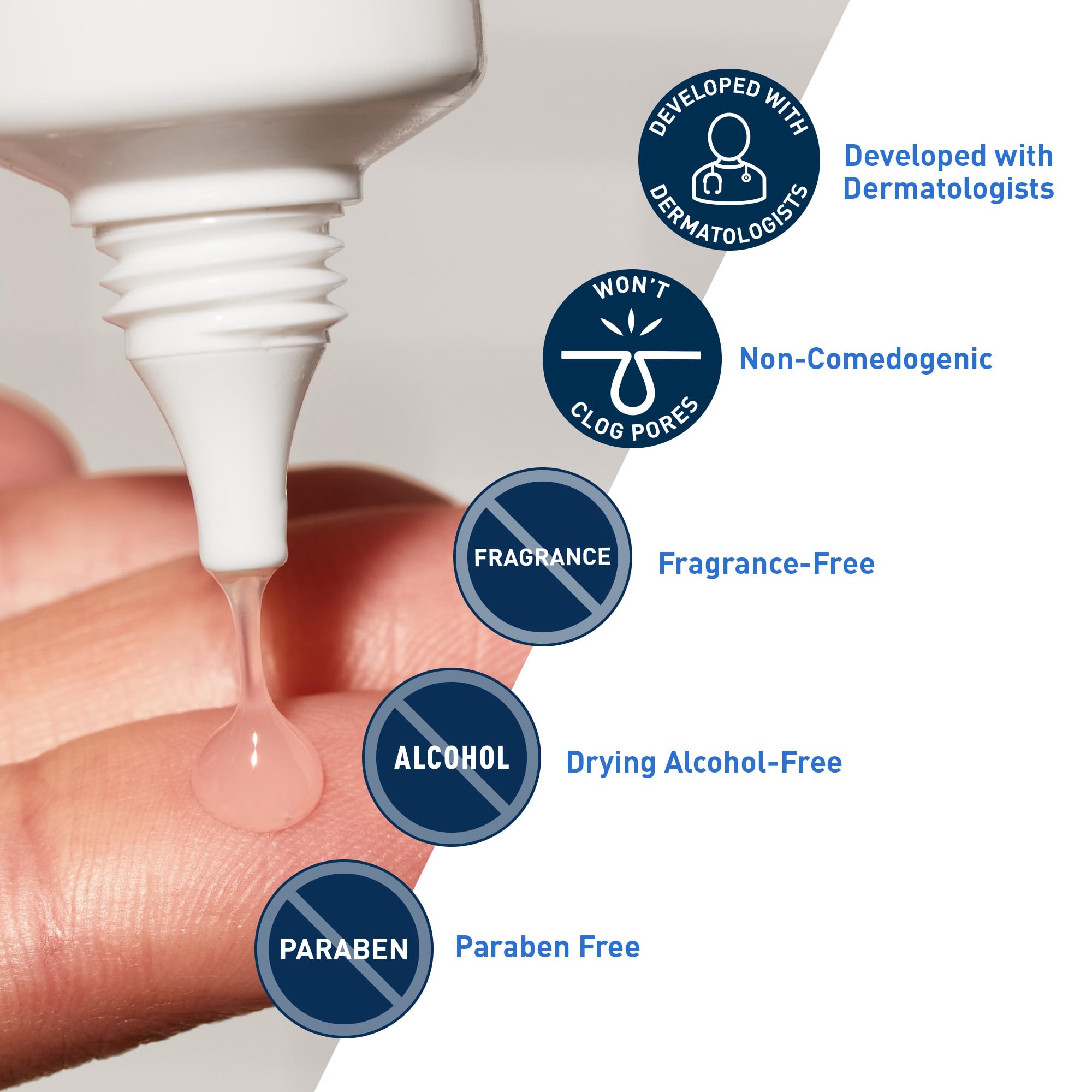 CeraVe Acne Control Gel applied at night for blemish care.