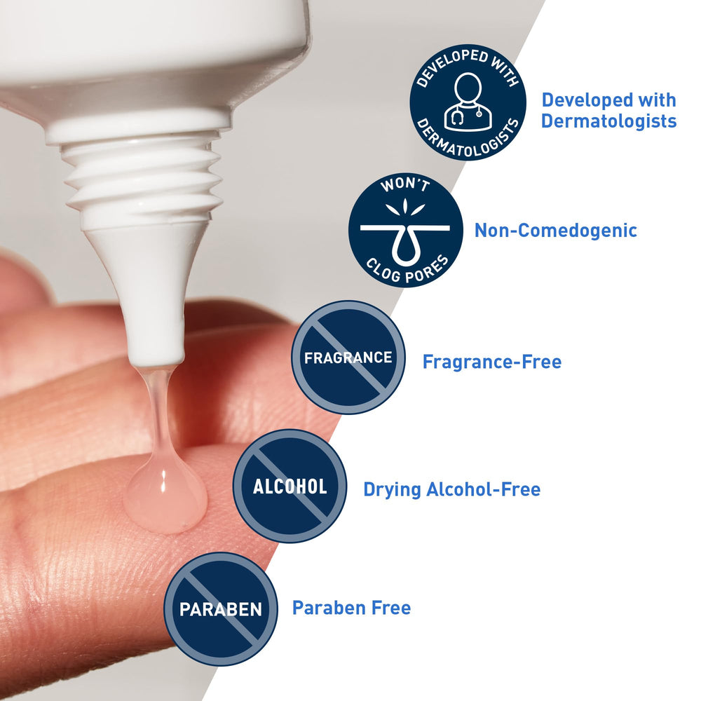 CeraVe Acne Control Gel applied at night for blemish care.