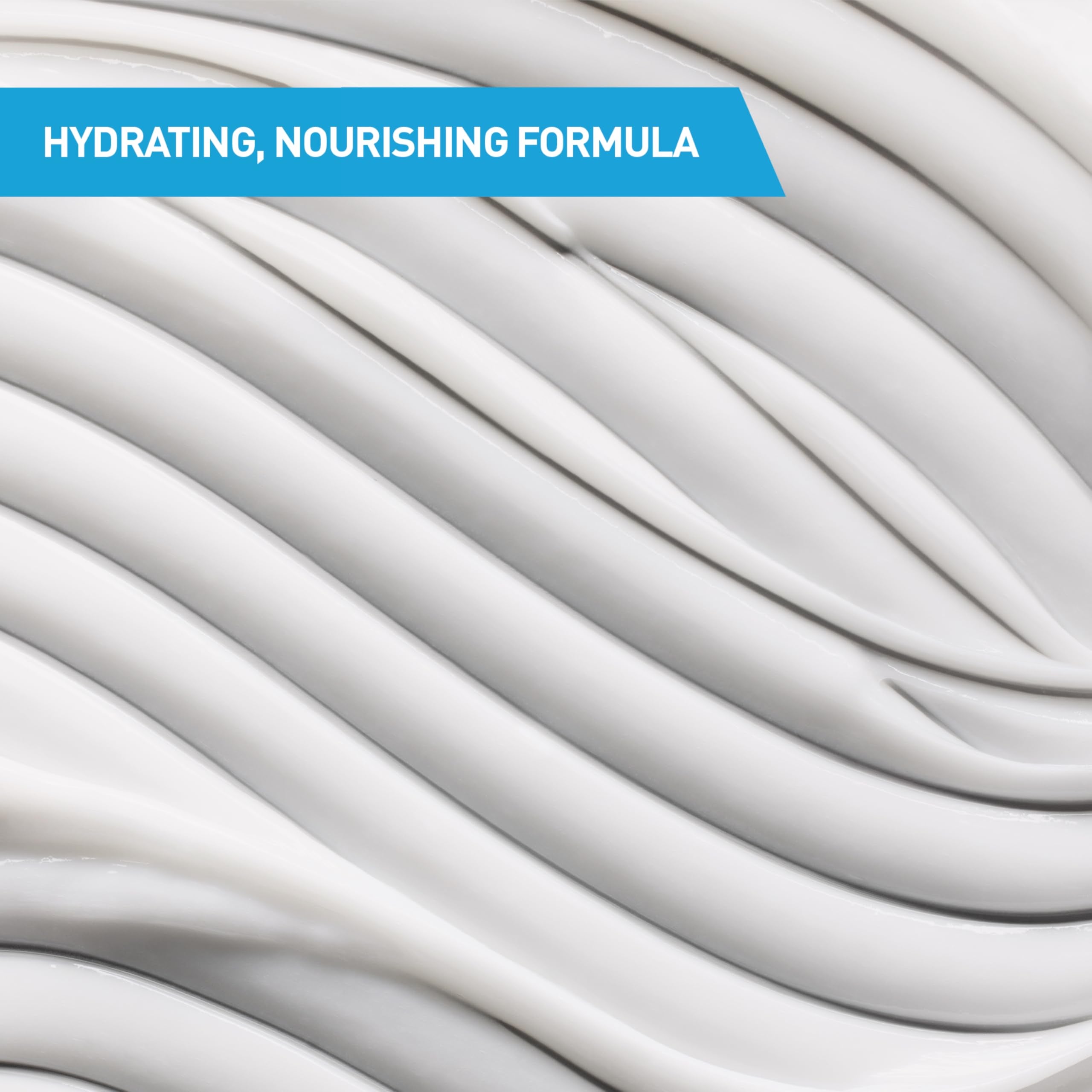 CeraVe after-use hair looks shiny and healthy