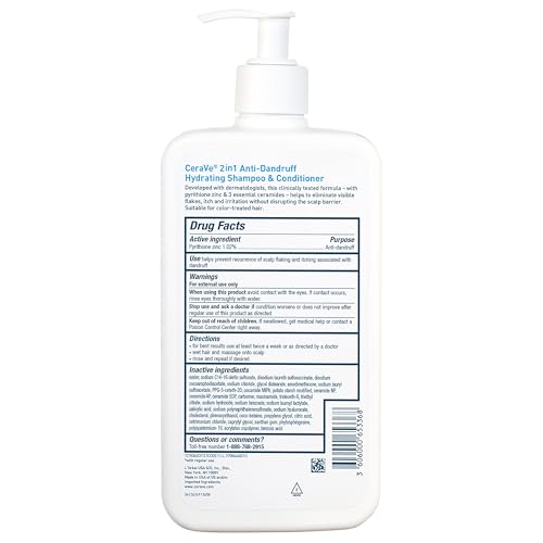 CeraVe allergy-tested formula supports sensitive scalps.