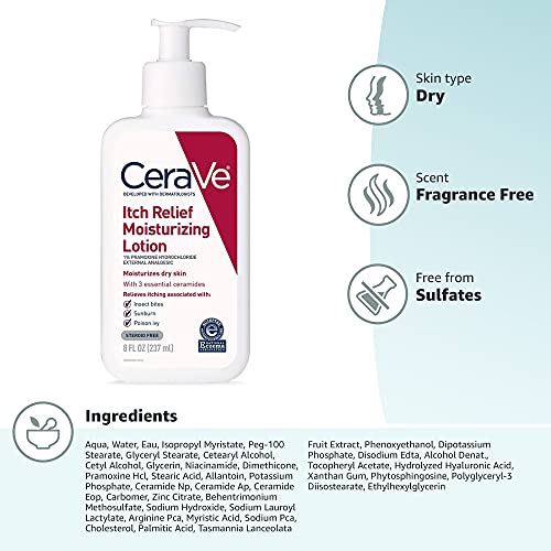 CeraVe NEA Seal on packaging indicating acceptance for sensitive skin.
