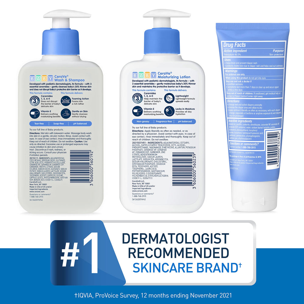 Fragrance-free label close-up emphasizing gentle care for sensitive skin.