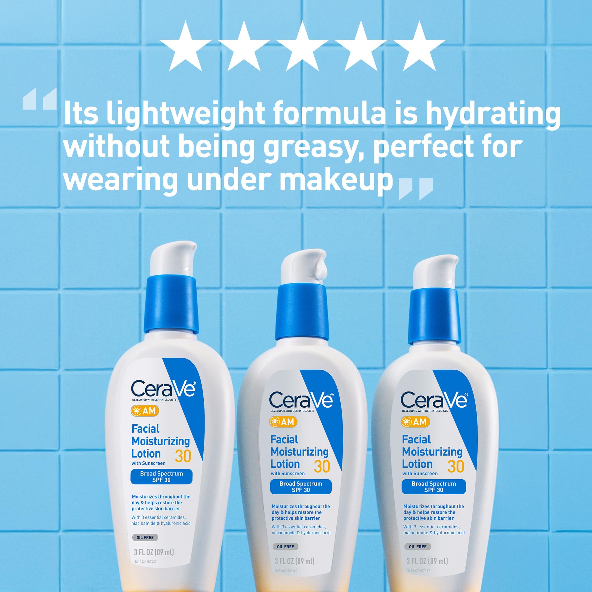 CeraVe ceramides barrier graphic illustrating skin barrier support.