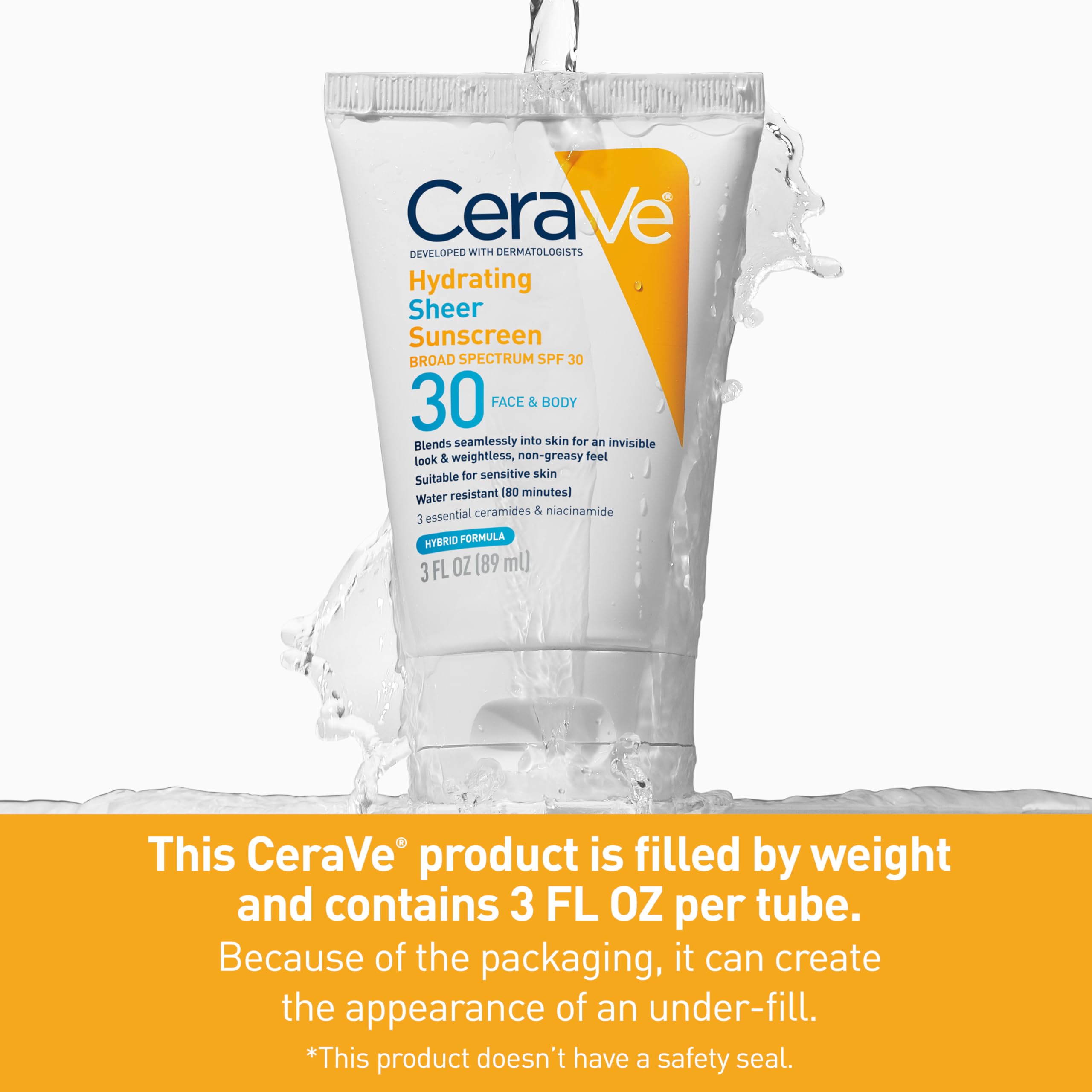Cerave Ceramides support skin barrier under sun exposure.