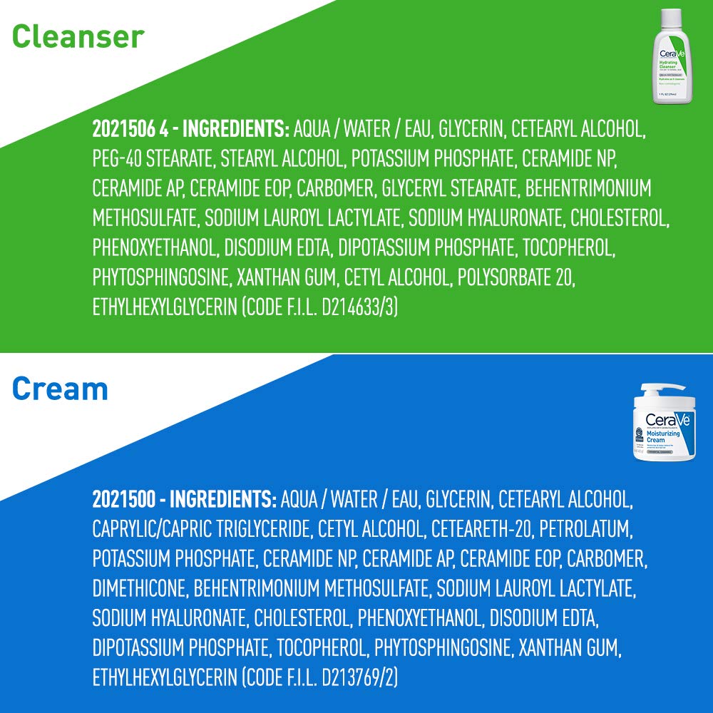 CeraVe daily skincare routine display, ideal travel essentials.