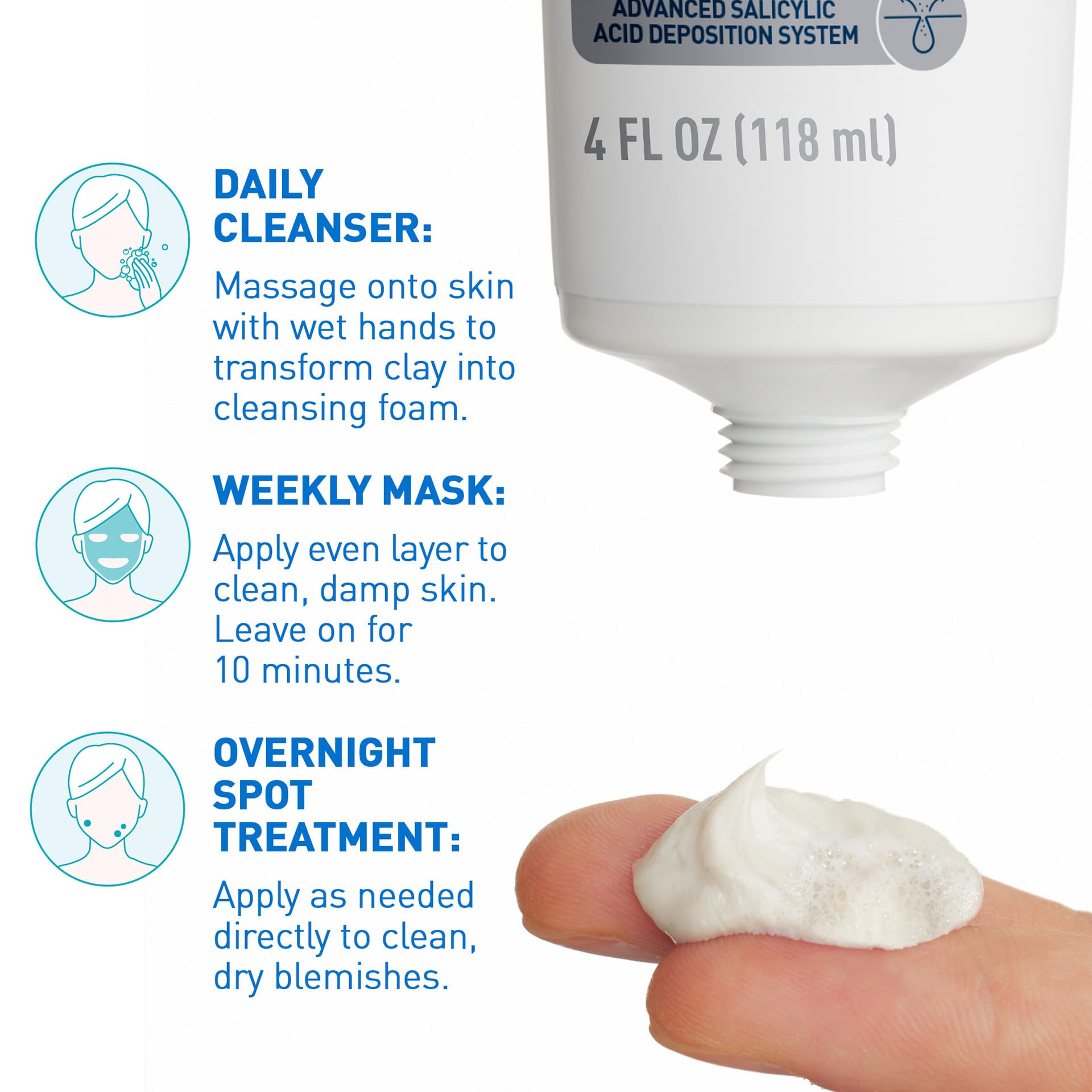 CeraVe fragrance-free and non-comedogenic label on product box