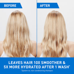 CeraVe Gentle Hydrating Conditioner color-treated close-up demonstrates color-safe conditioning