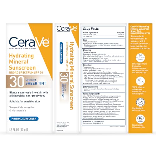 Cerave sunscreen absorbs quickly for everyday wear