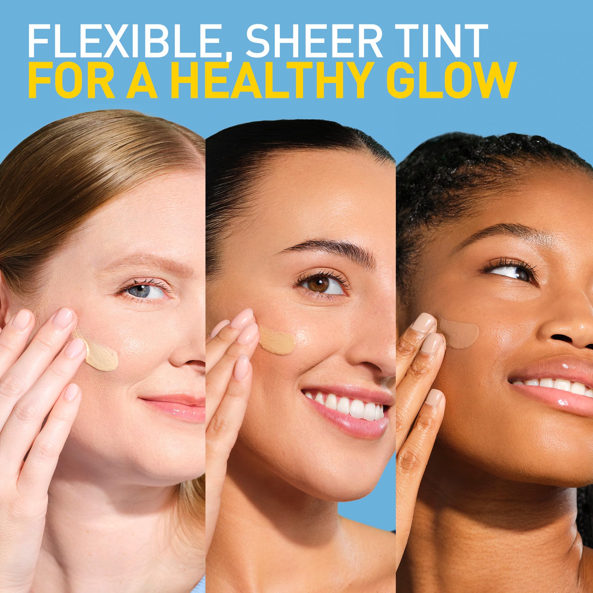 Cerave sunscreen filters zinc oxide and titanium dioxide on skin