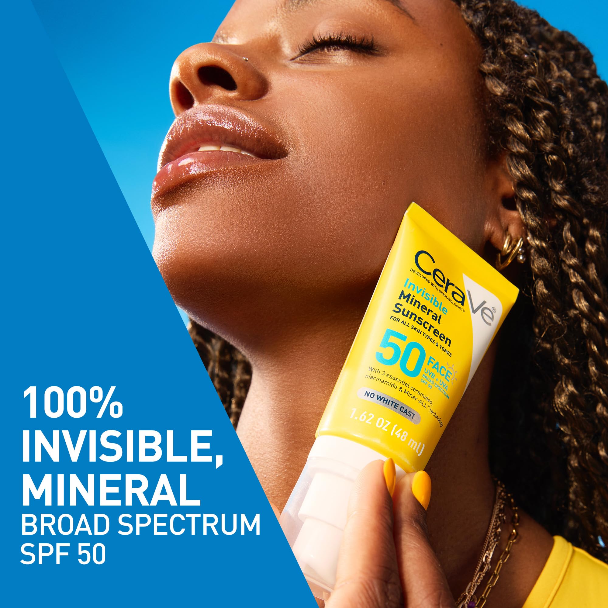 Cerave fragrance-free formula label shown for sensitive skin reassurance.