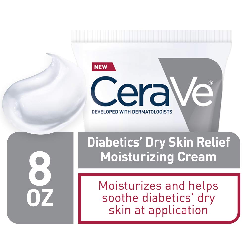 CeraVe product label highlights ceramides and urea for moisture retention.