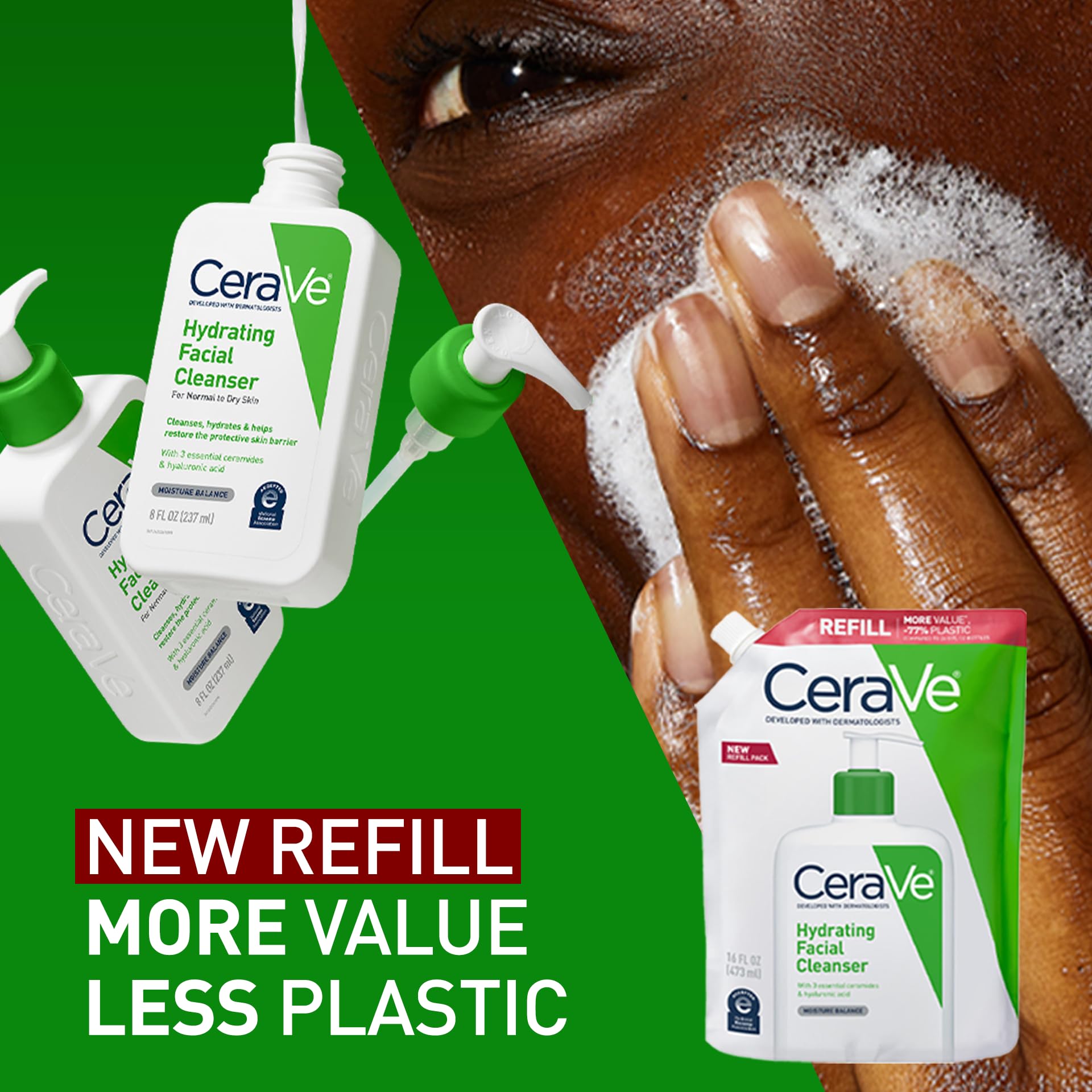Dermatologist-developed cleanser accepted by the National Eczema Association.