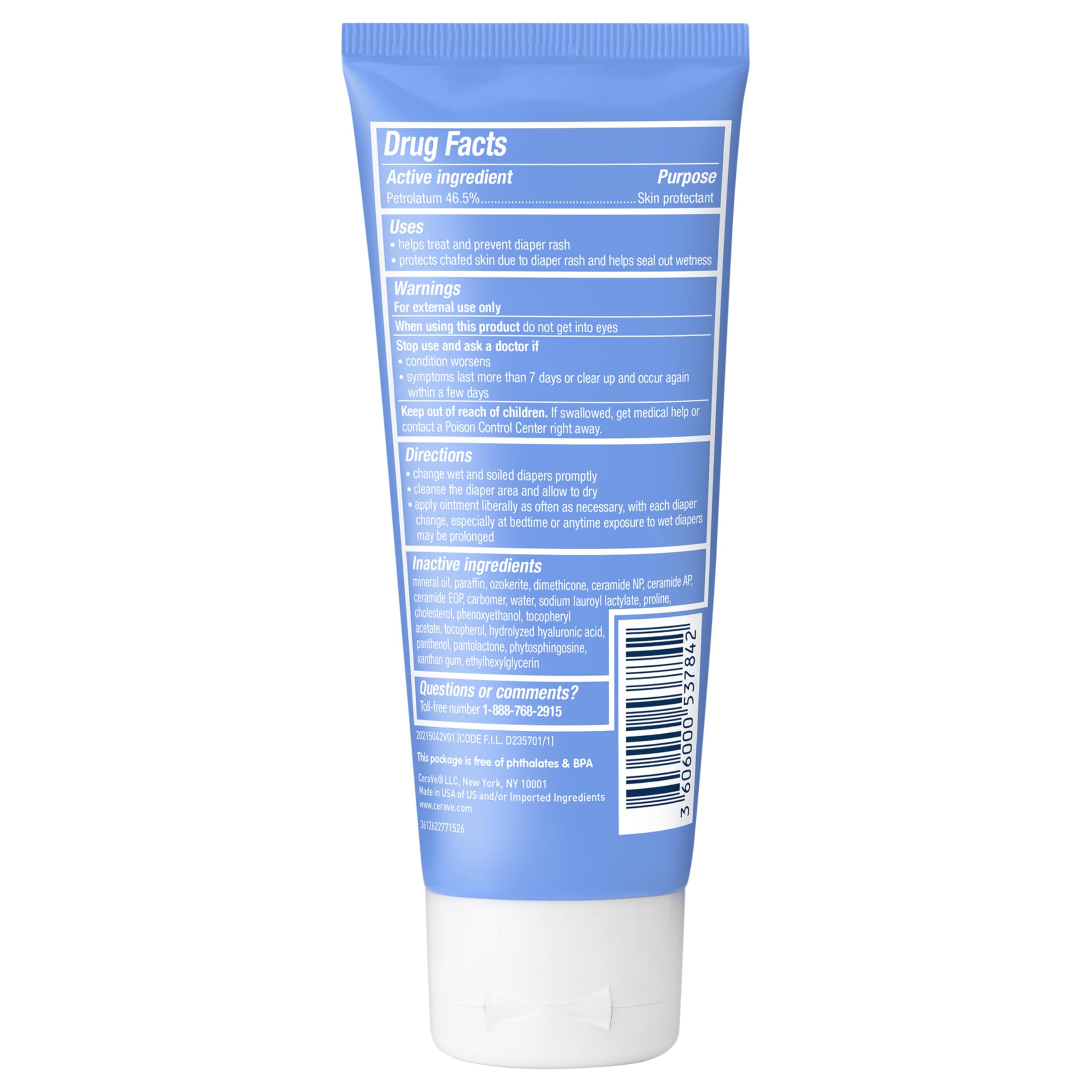 CeraVe National Eczema Association Seal on packaging.