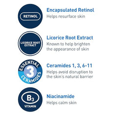 CeraVe Niacinamide calming serum dropper emphasizes soothing benefits for sensitive skin