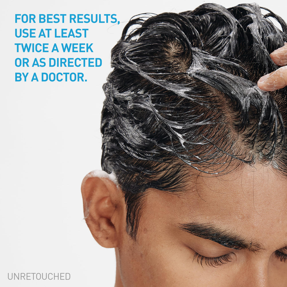 Gentle scalp care with pH-balanced CeraVe 2in1.