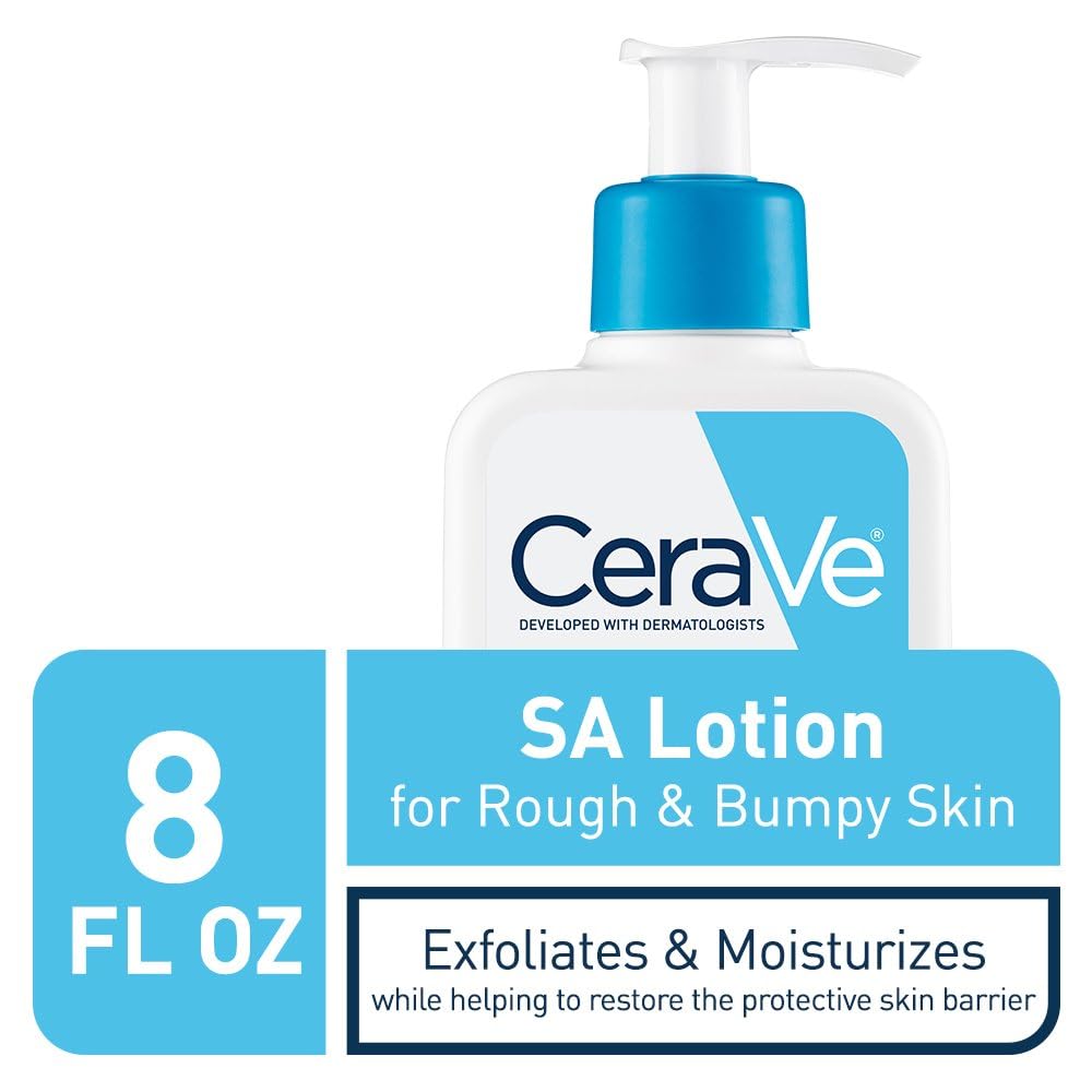 CeraVe SA Lotion with ceramides supporting the skin barrier.