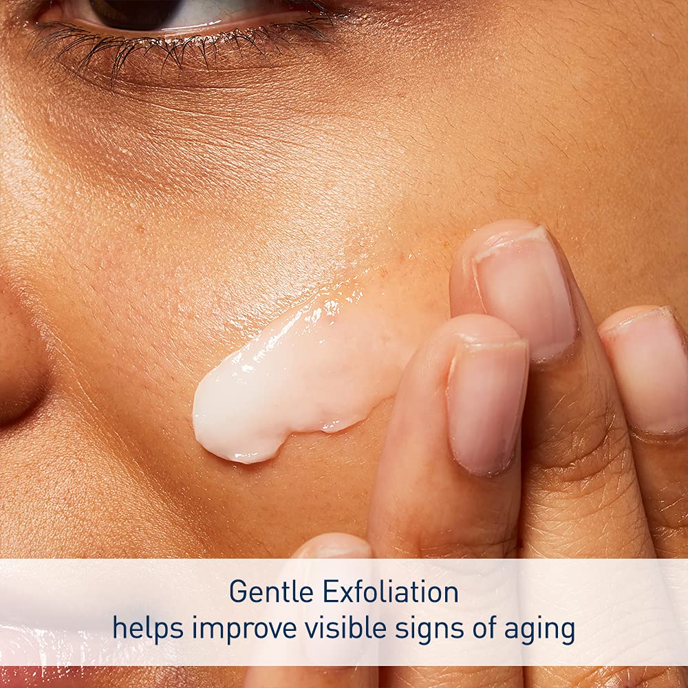 CeraVe serum application close-up highlighting at-home exfoliation benefits.