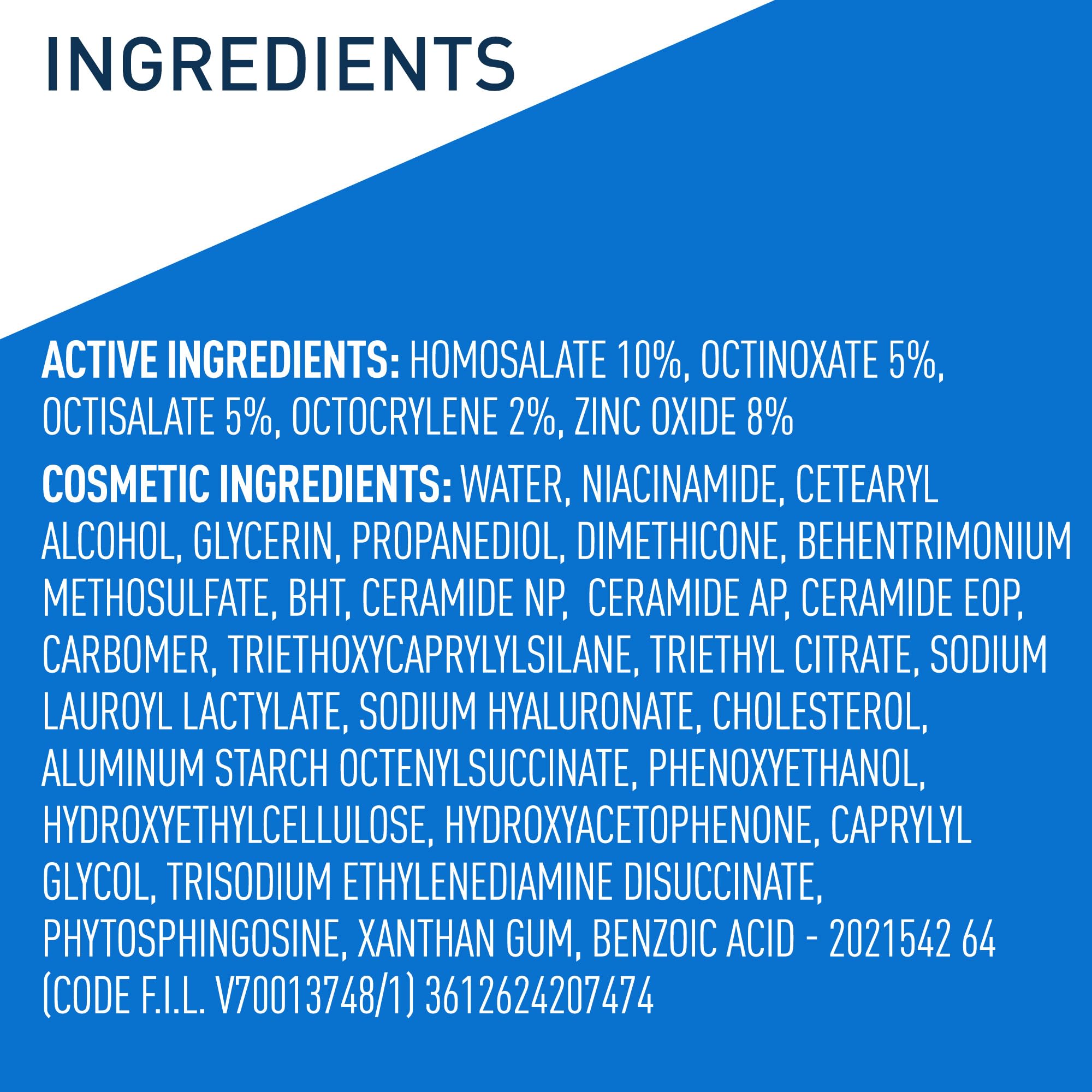 CeraVe Skin Cancer Foundation recommendation label on packaging.