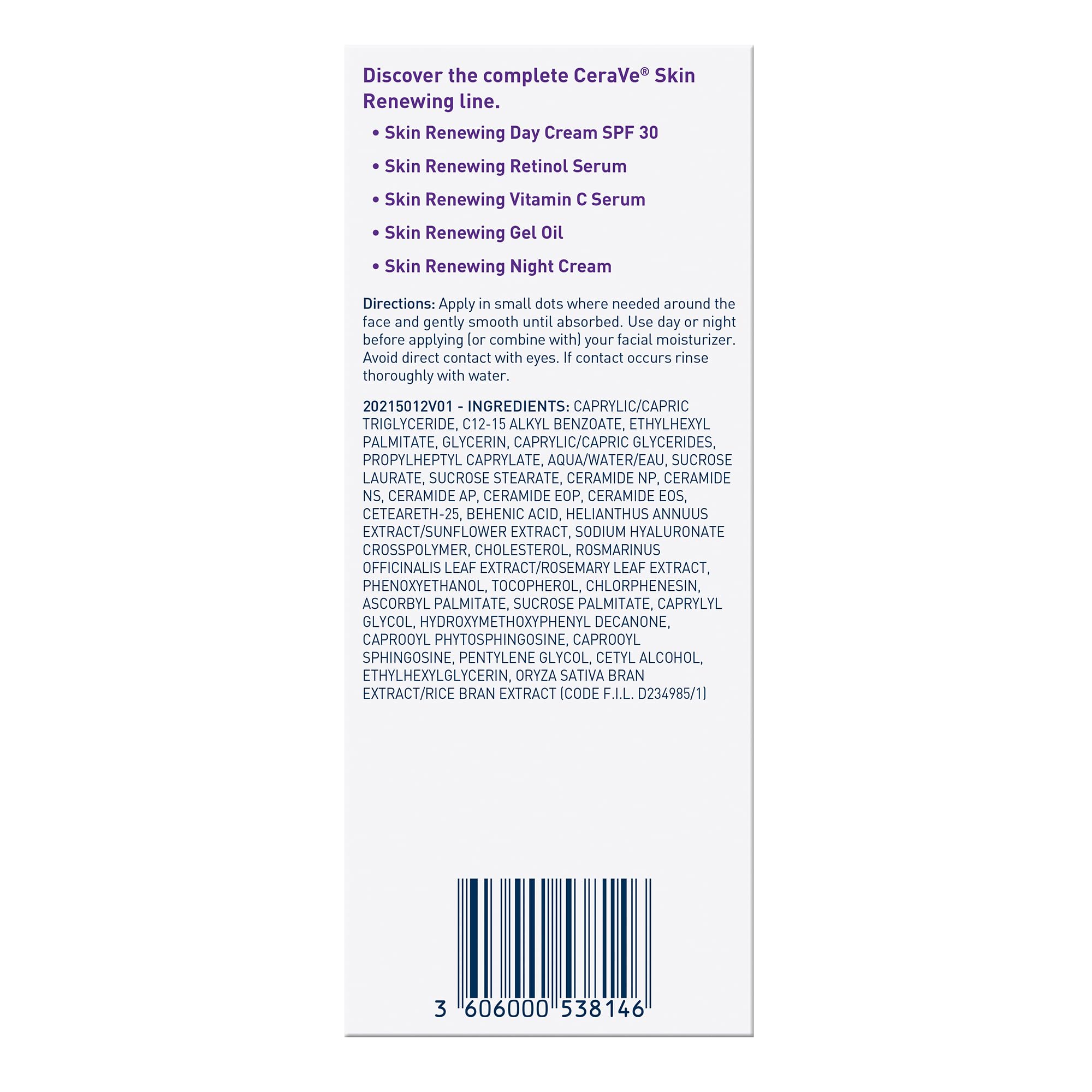 Cerave Skin Renewing Gel Oil packaging on shelf, gift-ready skincare option