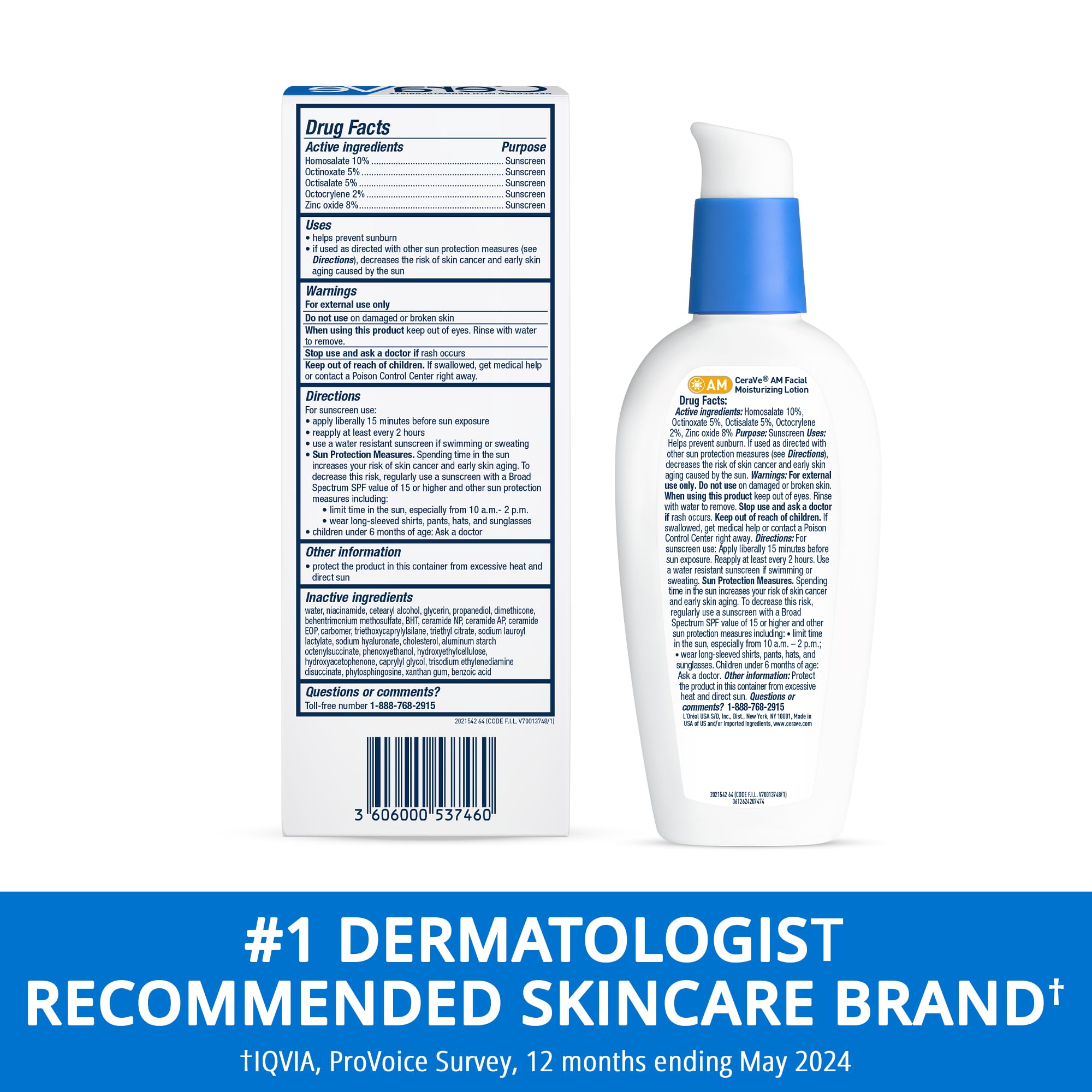 CeraVe broad-spectrum SPF 30 protection in daylight.