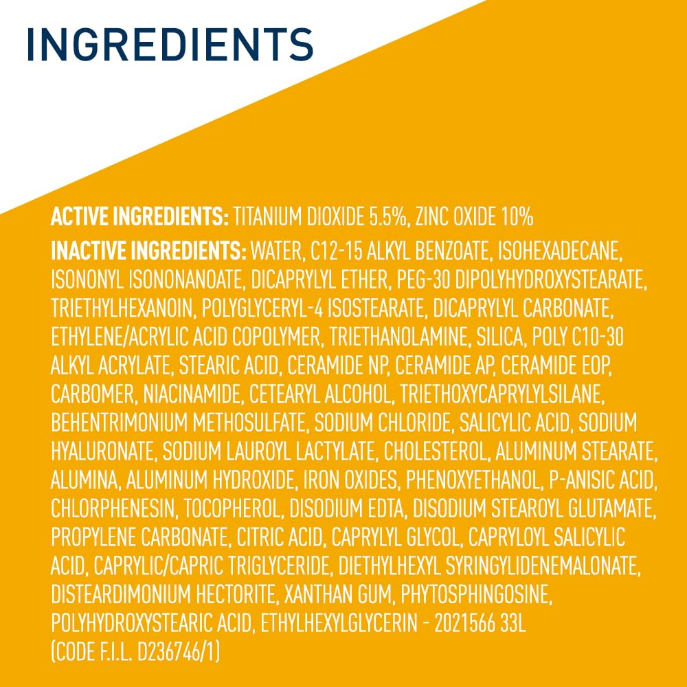 Fragrance-free, oil-free formula label emphasizing sensitivity-friendly design