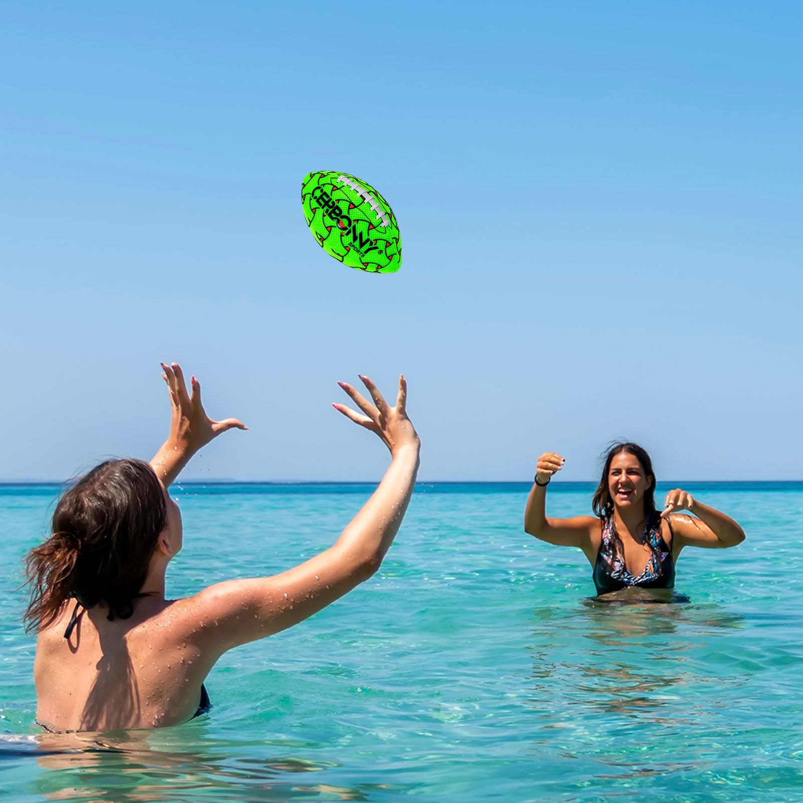 CERBONNY all-weather football for versatile pool, beach, or backyard fun