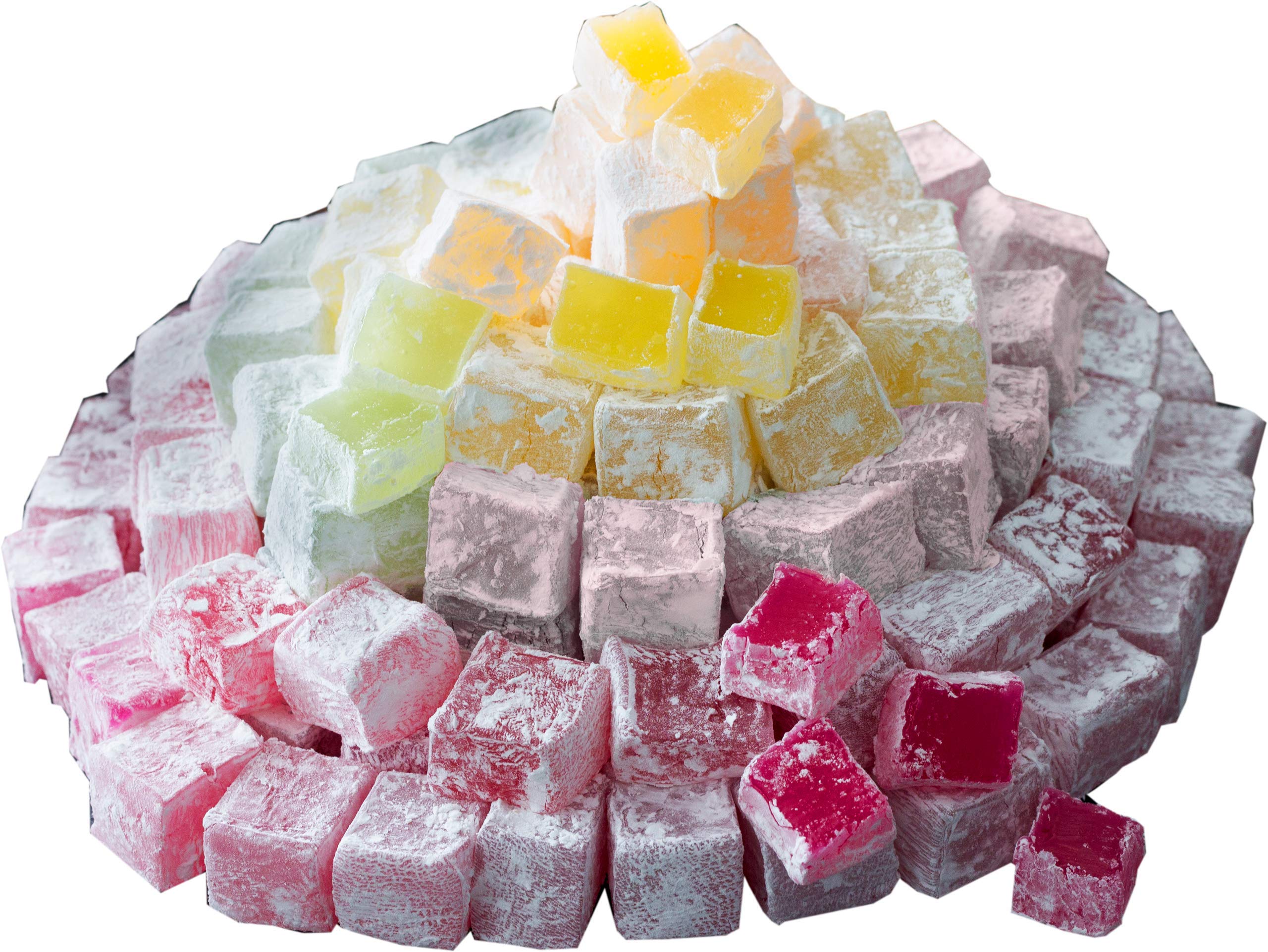 Cerez Pazari freshly produced Turkish delight in a clean facility.