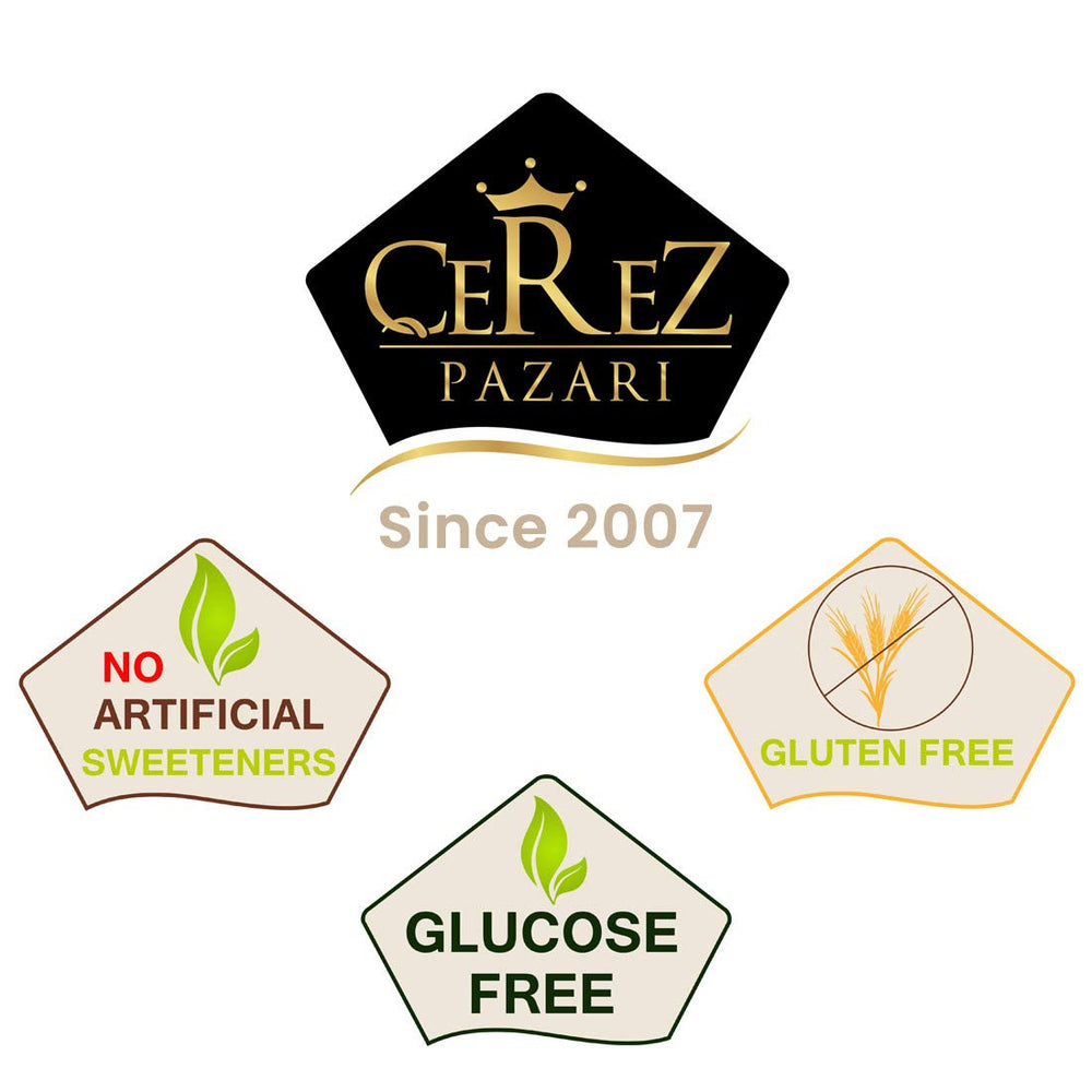 Çerez Pazarı serving suggestion: pair with tea for a refined dessert experience.
