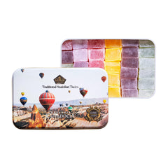 Cerez Pazari five-flavor lokum assortment, soft and juicy bites for sharing.