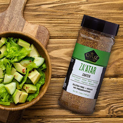 Çerez Pazarı Zaatar flatbread serving suggests quick, tasty appetizers.