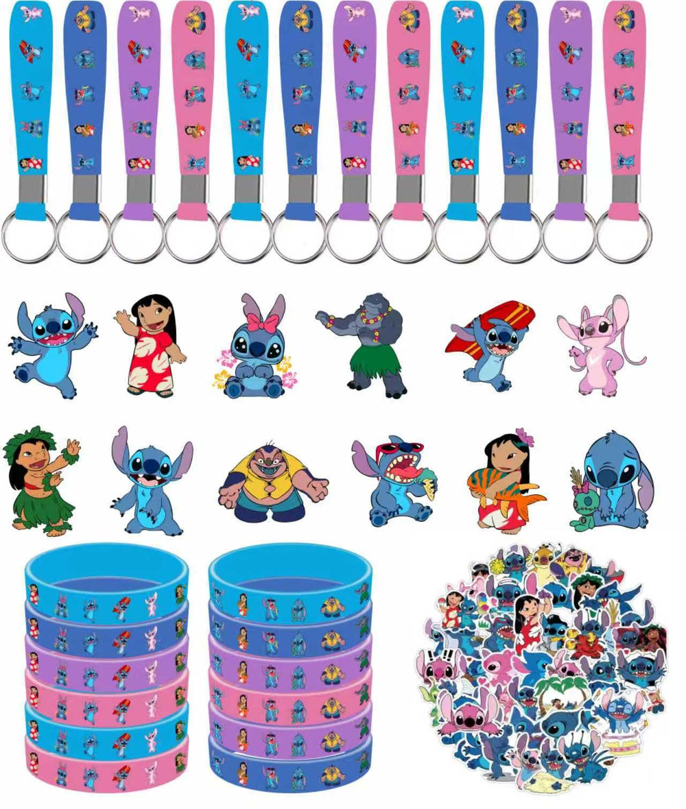 cerfioo 86pcs stitch birthday decorations bracelets brighten outfits and party ambience