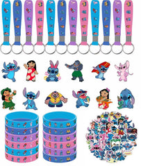 cerfioo 86pcs stitch birthday decorations bracelets brighten outfits and party ambience