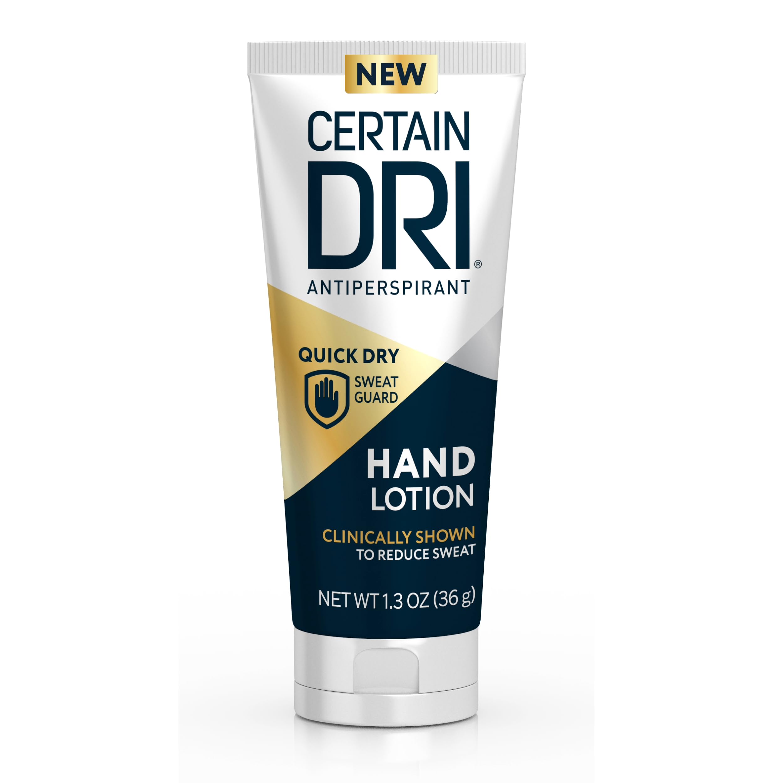 Certain Dri antiperspirant hand lotion front packaging, fragrance-free for daily use