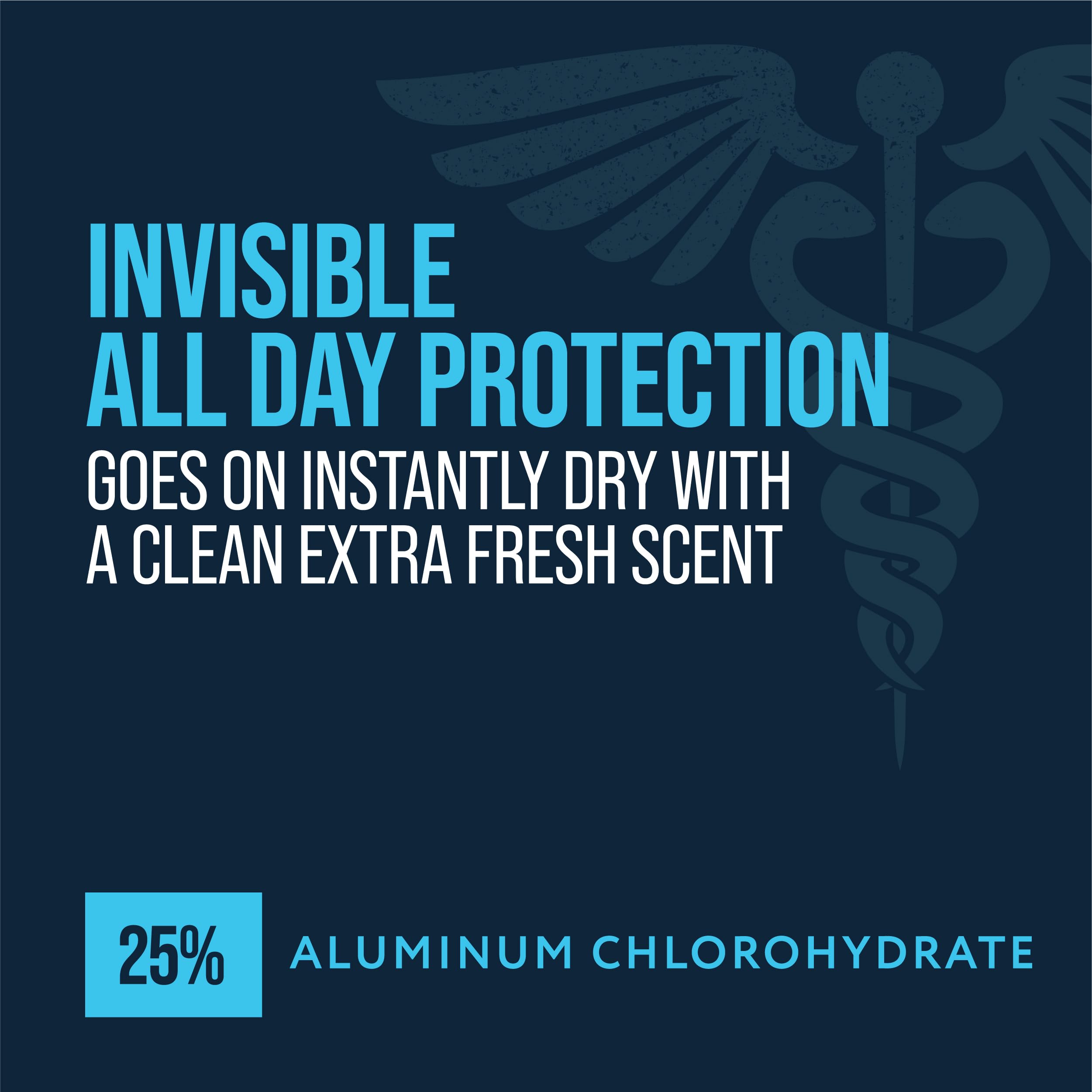 Certain Dri night-time application on underarms for targeted protection.