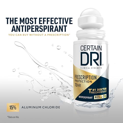 Certain Dri fragrance-free roll-on in clinical setting for hyperhidrosis relief