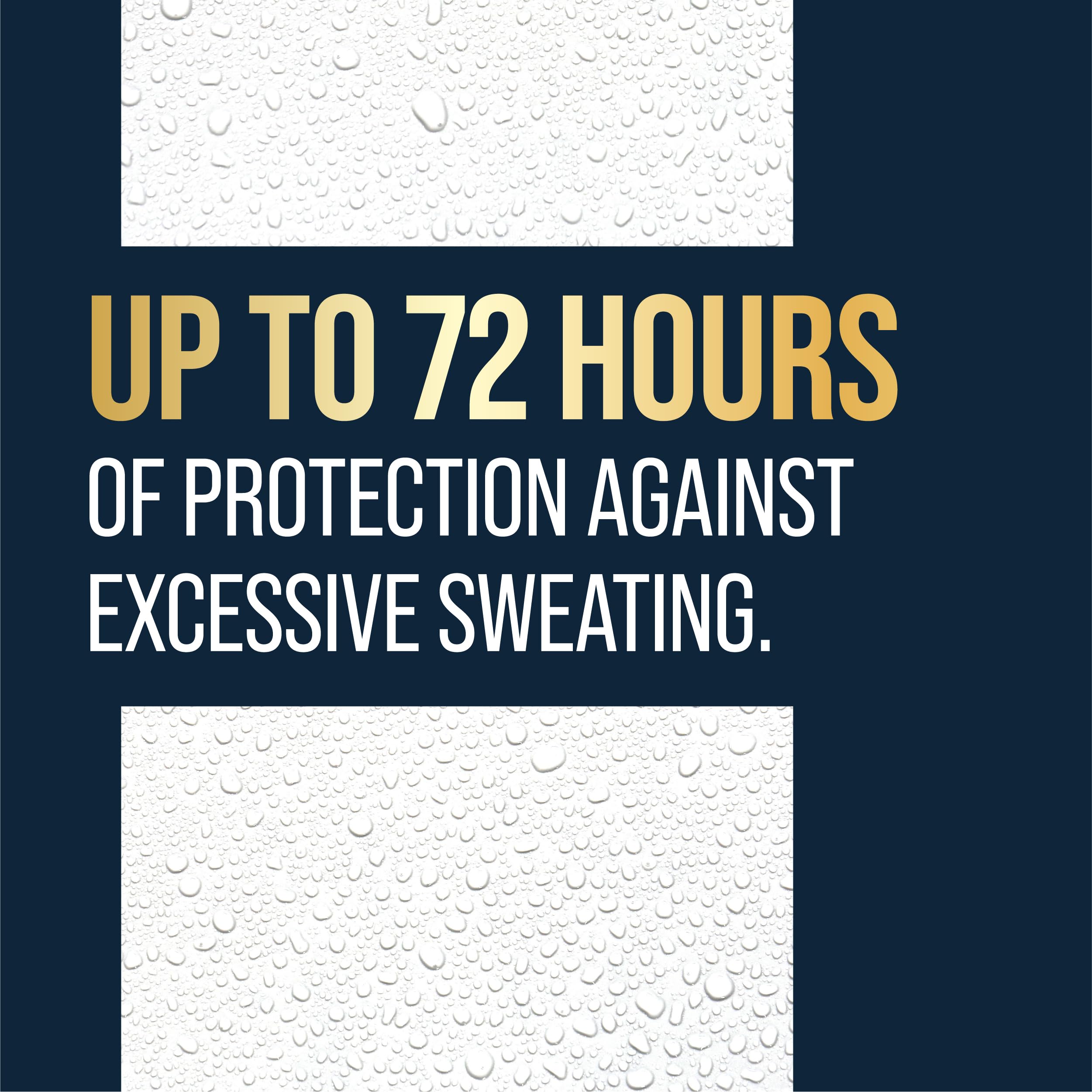 Certain Dri wipes deliver up to 72-hour protection against sweat and odor.