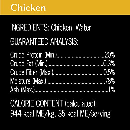 Cesar Simply Crafted toppers chicken tub opening shows easy, mess-free serving for kibble toppers.