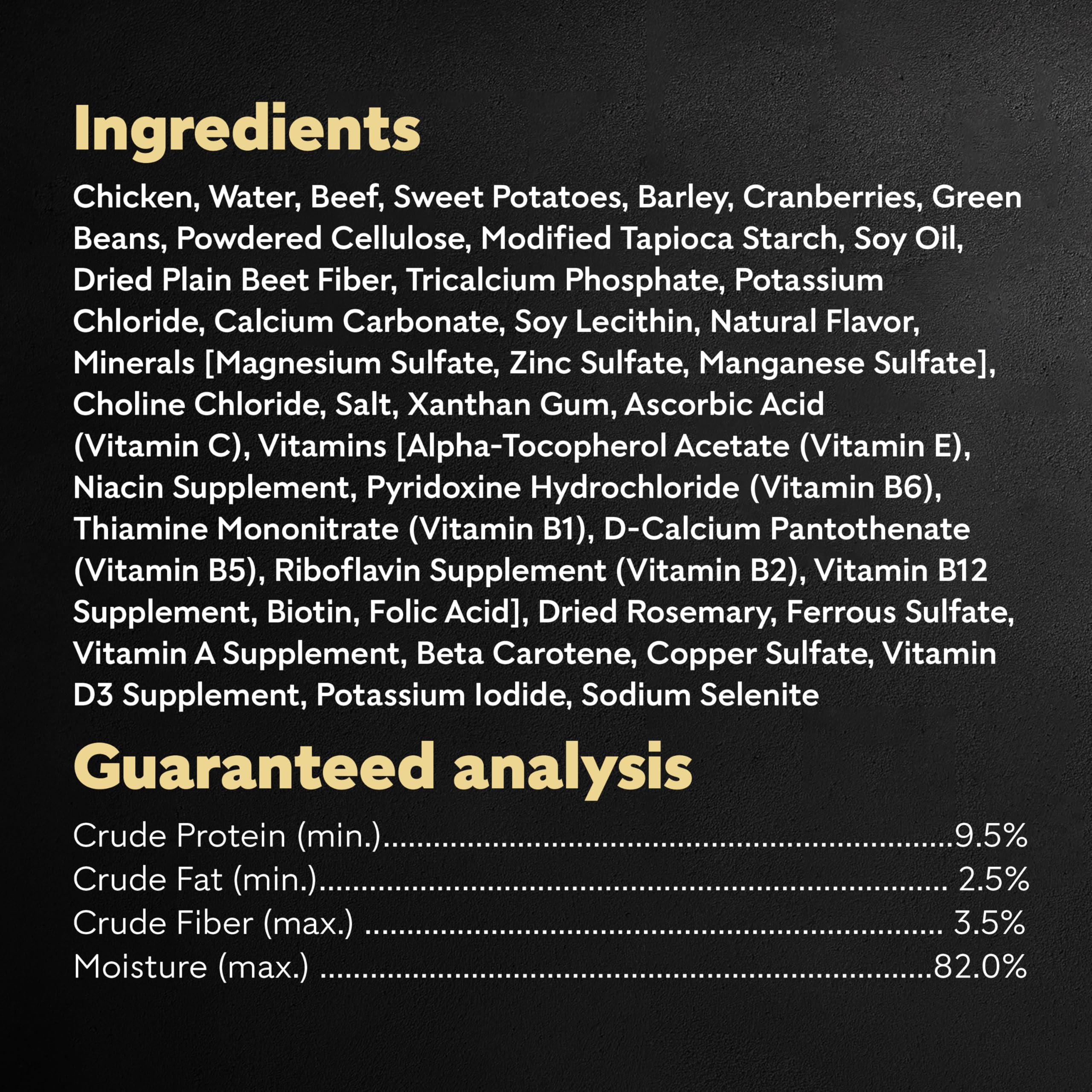 Cesar Warm Bowls ingredients list highlighting 16 or fewer items