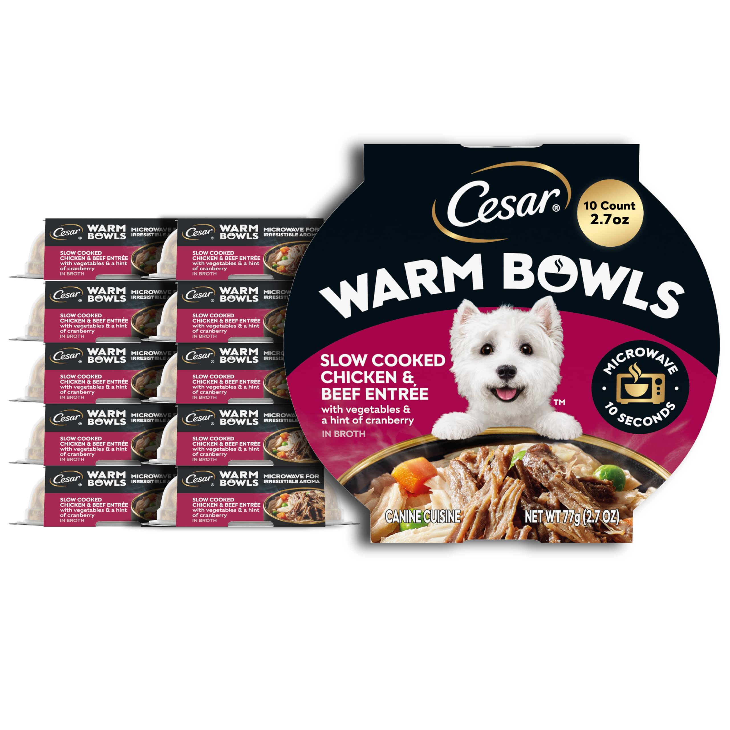 Cesar Warm Bowls packaging tray ready to heat for easy meals
