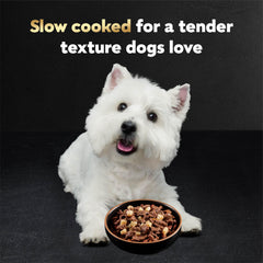 Cesar wet dog food USA-made emphasizes quality ingredients from around the world.