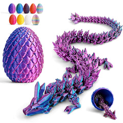Cessfle Easter dragon egg with crystal interior for dramatic unboxing.
