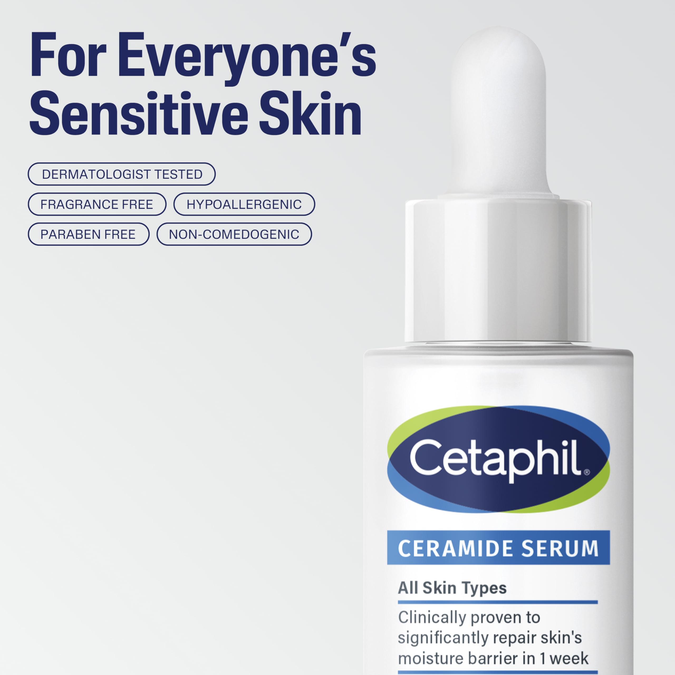 Barrier illustration with Cetaphil Ceramide Serum