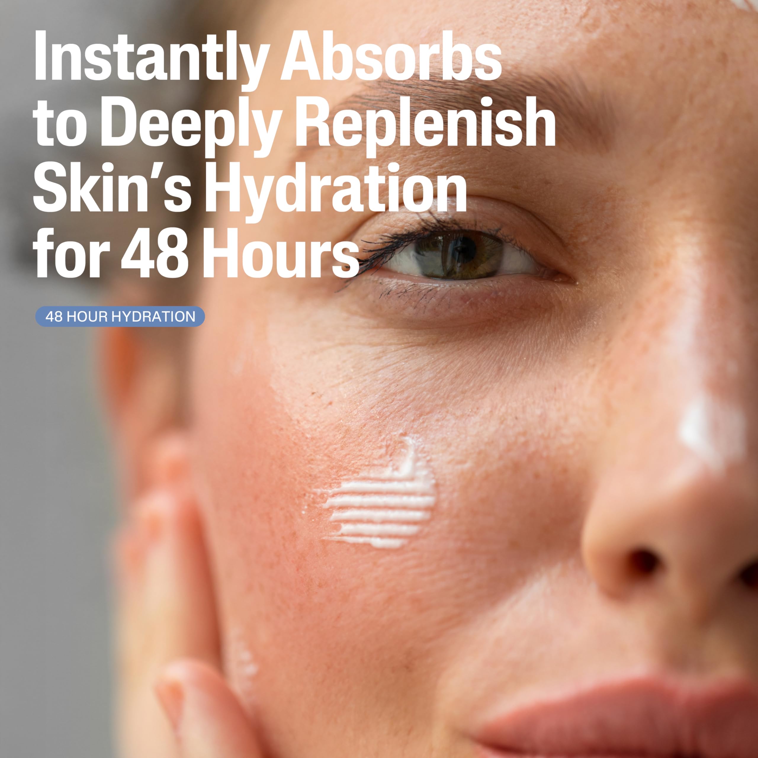 Cetaphil serum on hand; quick absorption for a lightweight feel.