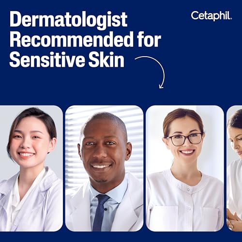 Cetaphil store display features mattifying acne moisturizer packaging.