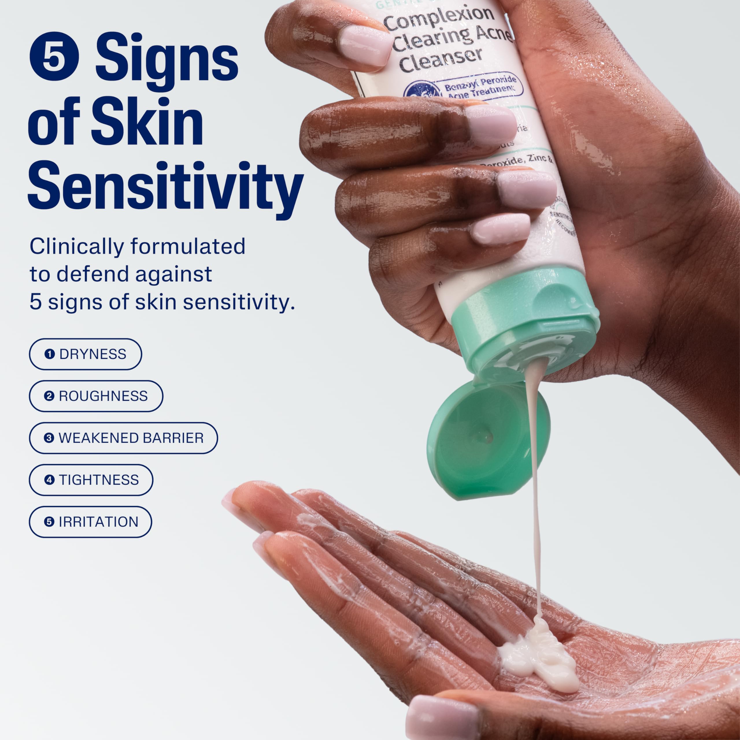 Cetaphil Gentle Clear illustration with zinc and licorice for oil balance