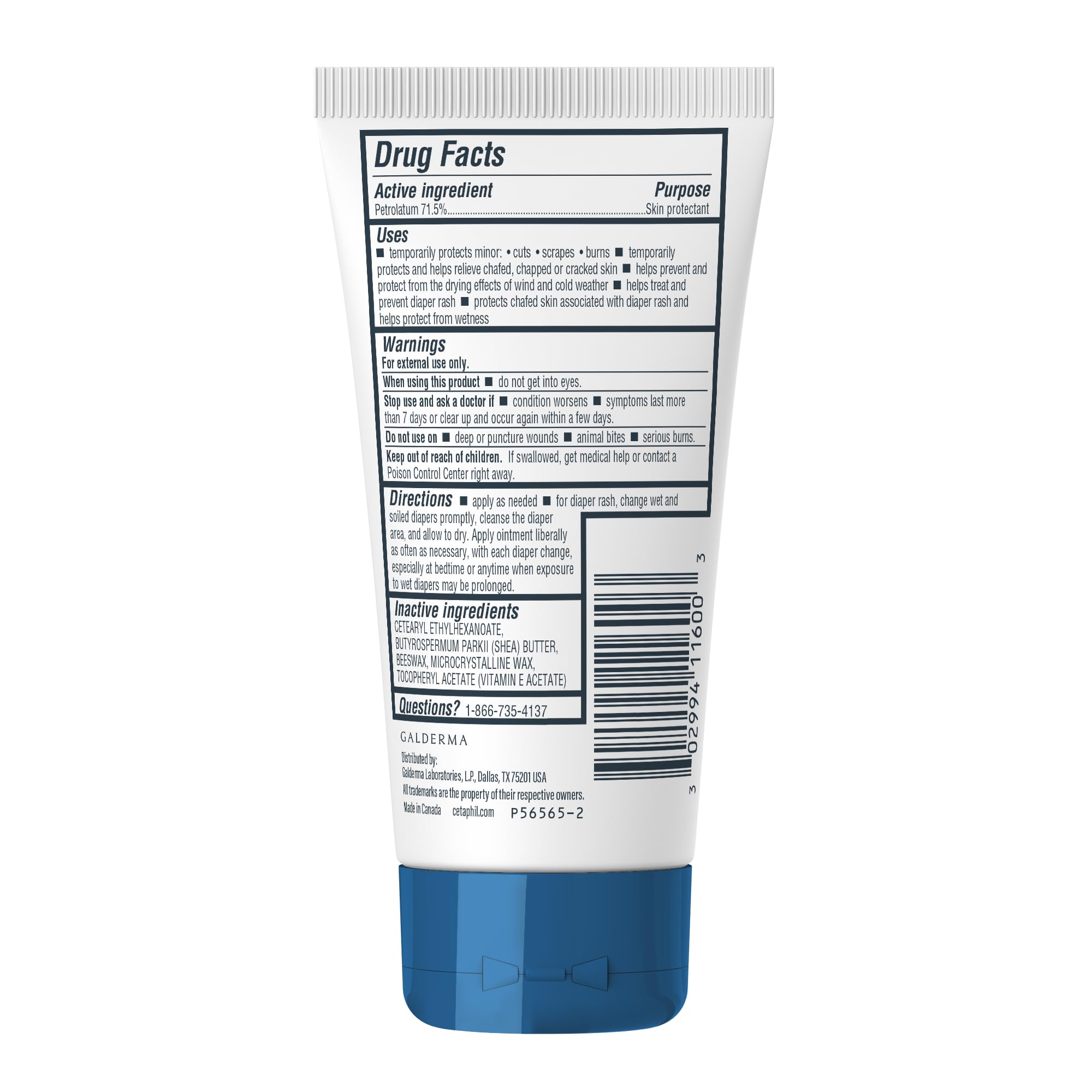 Cetaphil Healing Ointment applied to cuticles to reduce dryness from handwashing.
