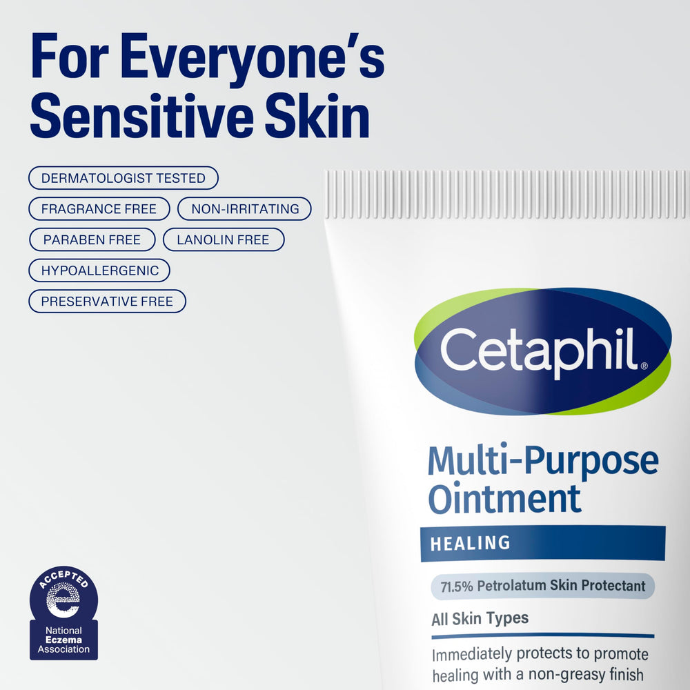 Cetaphil Healing Ointment after washing hands helps restore moisture barrier.
