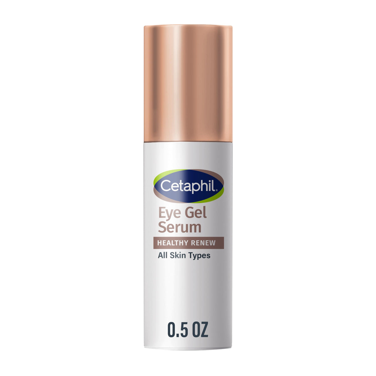 Cetaphil Healthy Renew Eye Gel Serum bottle shows lightweight hydration for the eye area.
