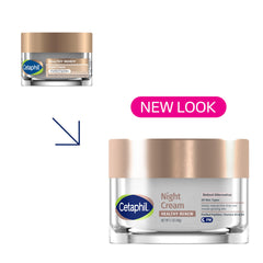 Cetaphil Healthy Renew label view highlighting peptides and botanical extracts for gentle anti-aging