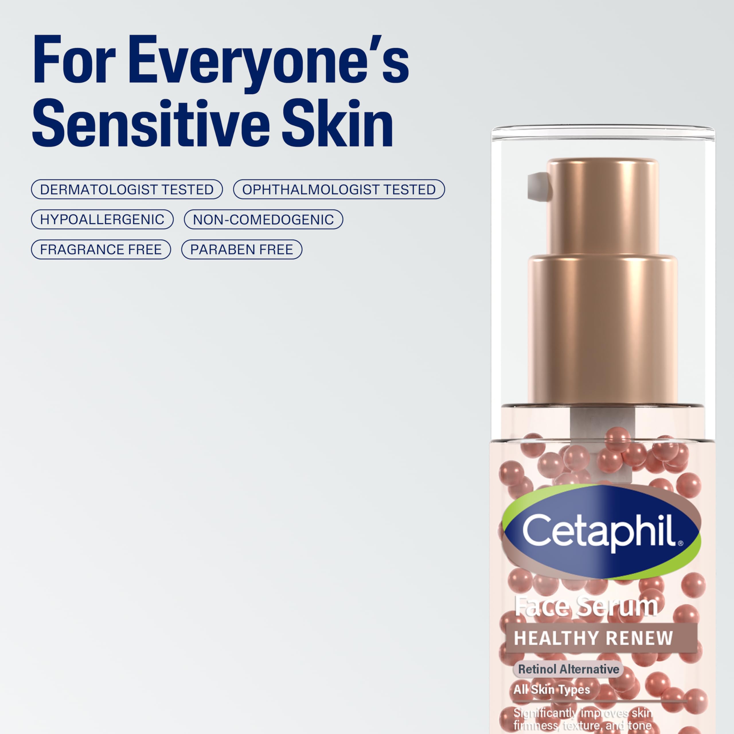 Dermatologist-approved Cetaphil Healthy Renew Serum stands as trusted care
